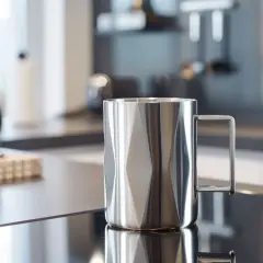 Kubek metalowy - Praktyczny i stylowy wybór do każdej nowoczesnej kuchni