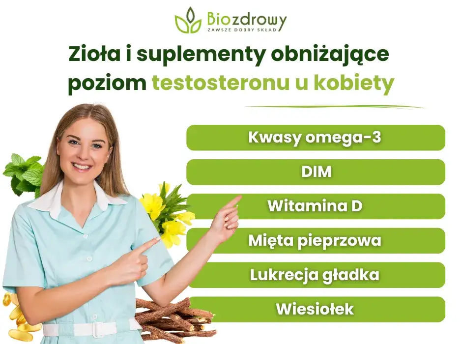 Zdjęcie Jak obniżyć poziom testosteronu u kobiet: 7 skutecznych metod naturalnych